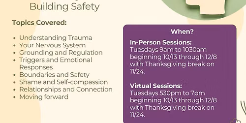 Trauma Recovery Workshop - In-Person Session