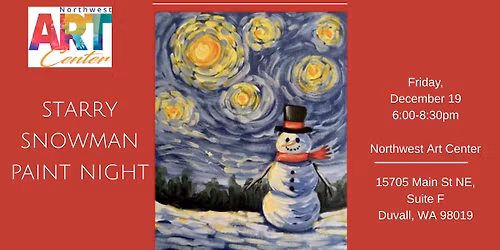 Starry Snowman Paint Night - Ages 12+