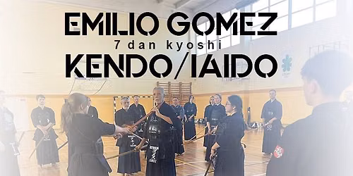 Iaido egzaminacijos Druskinink\u0173 kendo\/iaido seminare, su E. Gomez, 7 dan Kyoshi