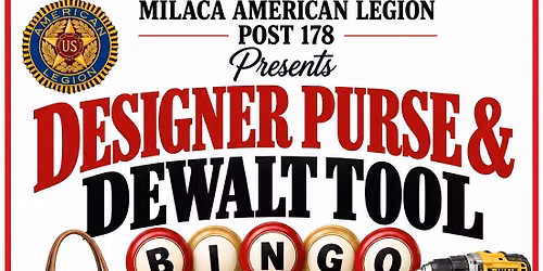 Designer Purse\/Dewalt Tool Bingo