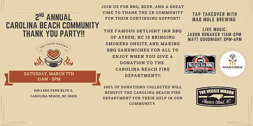 Carolina Beach Community Thank You Party!