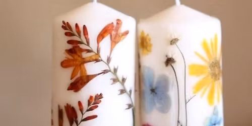 Taller presencial velas Estampadas 