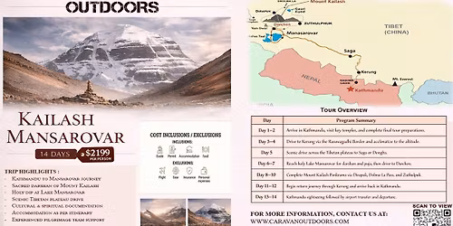 Kailasha Manasarover with Caravan Outdoors