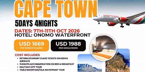 CAPETOWN OCT GROUP DEPARTURE