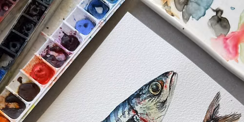 Mackerel Watercolour Workshop with Rita Gould 