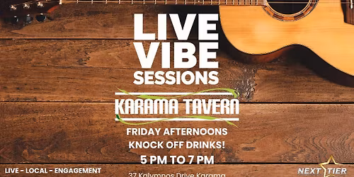 LIVE VIBE SESSIONS at Karama Tavern