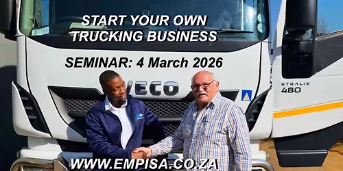 Start Your Own Trucking Business Training Seminar