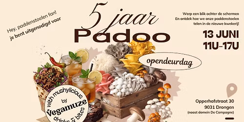 Padoo Opendeurag - 5 jaar al! 
