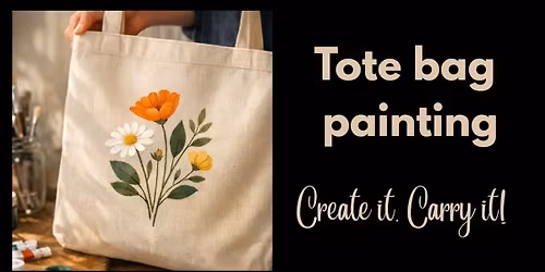 Tote bag painting!