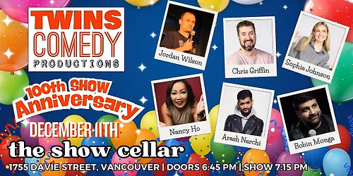 Cellar Comedy - 100th Show Anniversary