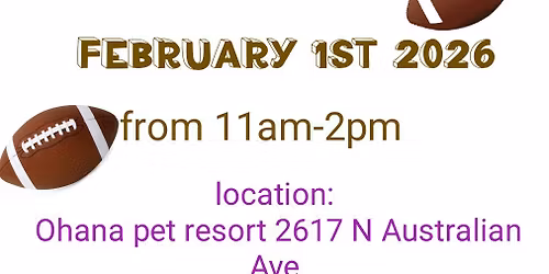 ambers Animal Outreach 9th annual puppy bowl adoption event fundraiser