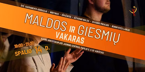 MALDOS IR GIESMI\u0172 VAKARAS | spalio 14 d.