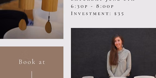 Soothing Sound Bath Experience with Ali Szymanski