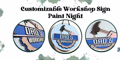Make a Customizable Workshop Sign with Ready Aim Design Co. at Bubblehouse Brewing!