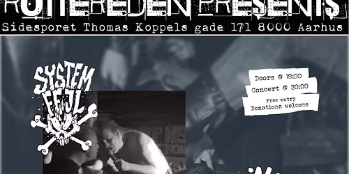 SYSTEMFEJL + ORGANISERET ST\u00d8J + SOCIAL NEDTUR