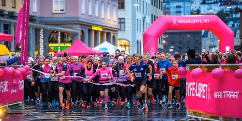 Rosa sl\u00f8yfe-l\u00f8pet Bergen 2026