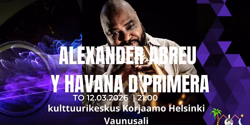 Salsakonsertti Alexander Abreu y Havana D' Primera