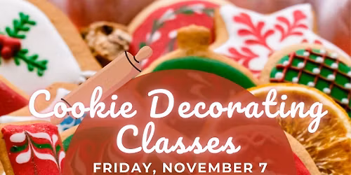 The Art Parlor's Christmas Cookie Decorating Class with Holly of Holly's Bakery