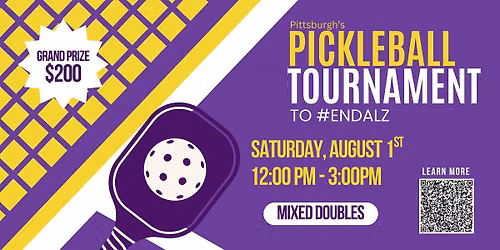 Pittsburgh's Pickleball Tournament to #EndAlz