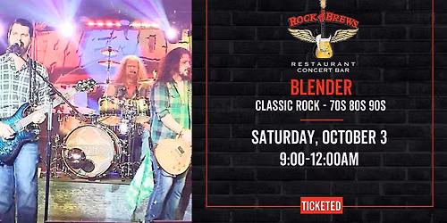 BLENDER @ Rock & Brews Royal Oak