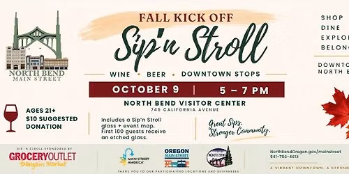 Sip N\u2019 Stroll ~ Fall Kick Off