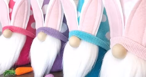 Easter Bunny Sock Gnome Craft Class Workshop
