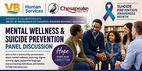 Mental Wellness & Suicide Prevention Panel Discussion