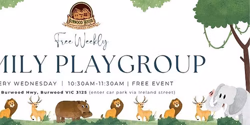 Free Family Playgroup
