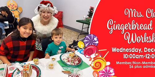 Mrs. Claus\u2019s Gingerbread House Workshop