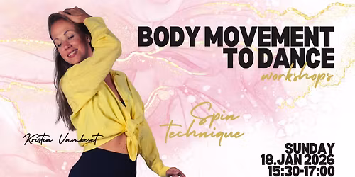 BODY MOVEMENT TO DANCE with Kristin Vambeset - 18.01.2026