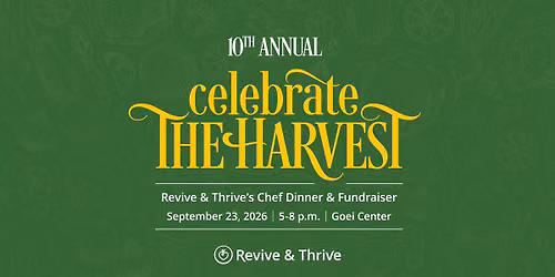 Celebrate the Harvest Chef Dinner & Fundraiser