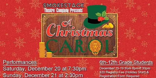 6th-12th Grade Students - A Christmas Carol