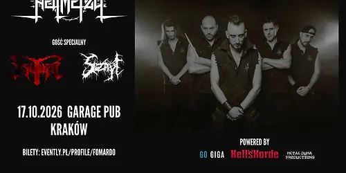 HELLMETALL (death thrash Włochy) ASYLUM SZNYT 17.10.26 Kraków