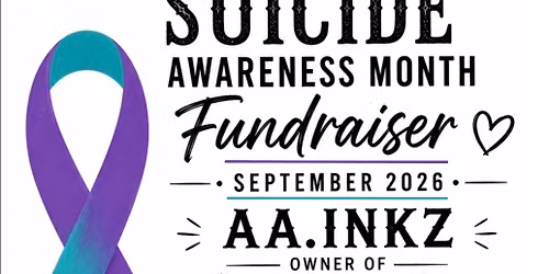 Suicide awareness month fundraiser
