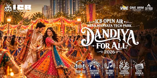 DANDIYA FOR ALL 2026 AT ICB OPEN AIR MANYATA TECH PARK