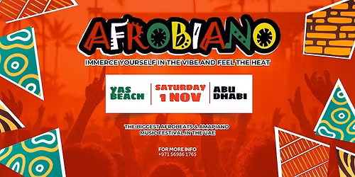 Afrobiano Festival at Yas Beach in Abu Dhabi