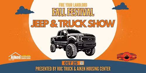 Jeep & Truck Show- Presented by ROC Truck and Aiken Housing Center