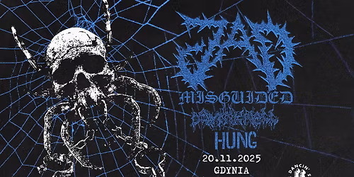 JAD, MISGUIDED, DEATHKNELL, HUNG | 20.11.2025 Gdynia, Ucho \/ Podw\u00f3rko Art