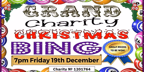 Grand Charity Christmas Bingo (FRI 19 DEC) at Hopes & Beams