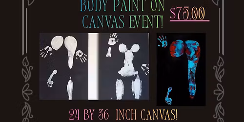 Body Paint on Canvas Event at Citrus & Sage Bookshop! Limited Spots!