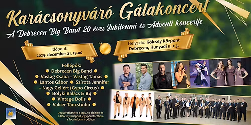 \ud83c\udf84\u2728 Kar\u00e1csonyv\u00e1r\u00f3 G\u00e1lakoncert \u2013 \u00dcnnepelj vel\u00fcnk! \u2728\ud83c\udf84