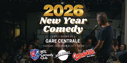Montreal Comedy Shows ( NEW YEAR COMEDY ) at Comedy Club Montreal (Late)