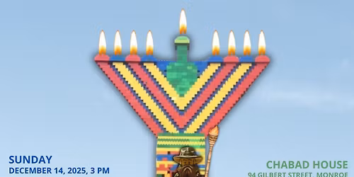 The Great Menorah Lego Build