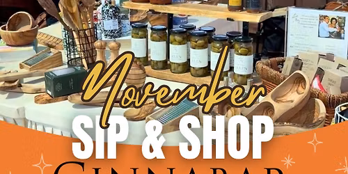 Sip & Shop at Cinnabar