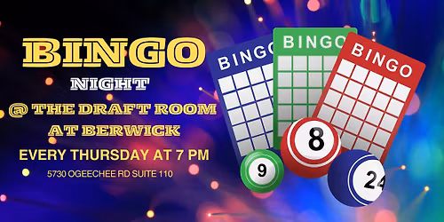 Bingo Night at The Draft Room @ Berwick