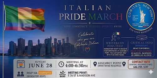 Italian NYC Pride March 2026