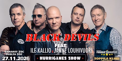 Black Devils feat. Ile Kallio & Janne Louhivuori (Hurriganes Show)