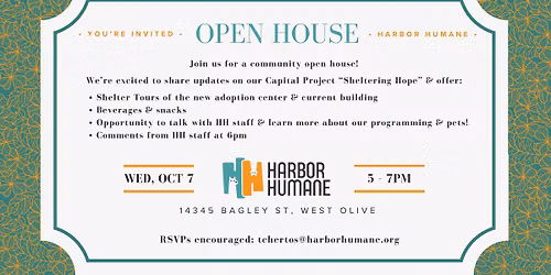 Harbor Humane Community Open House