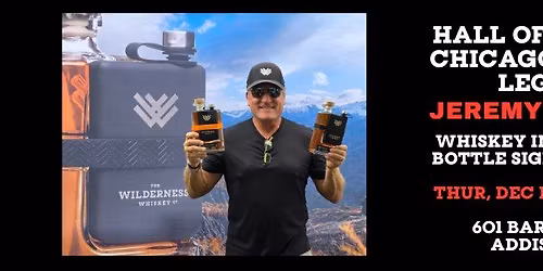 Jeremy Roenick\/Whiskey in the Wild Bottle Signing Event at 601 Bar & Grill