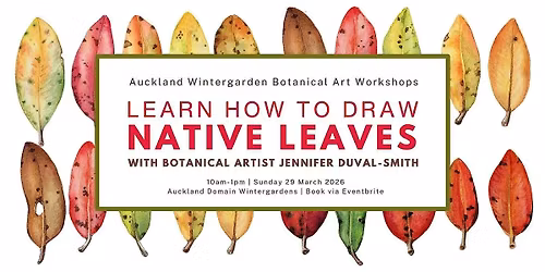 Learn To Draw Native Leaves -Botanical Art Workshop